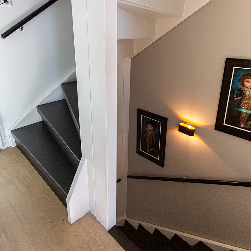 Donkere Vulcano Black trapkleur