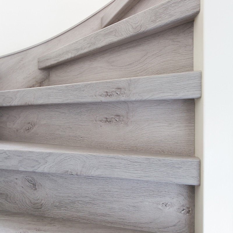 metallic mist houtlook grijze trapkleur