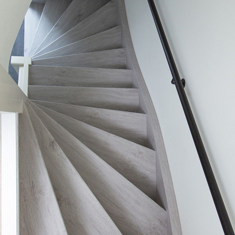 metallic mist bovenzijde trapkleur