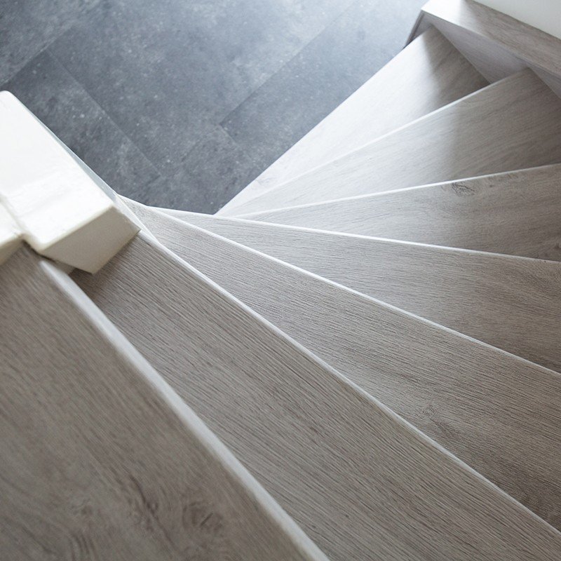 houtlook trapkleur metallic mist