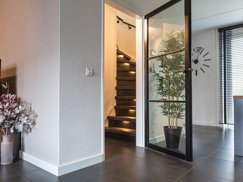 trapverlichting in gehele trap