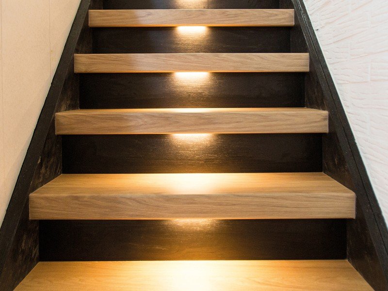 verlichting in iedere trede