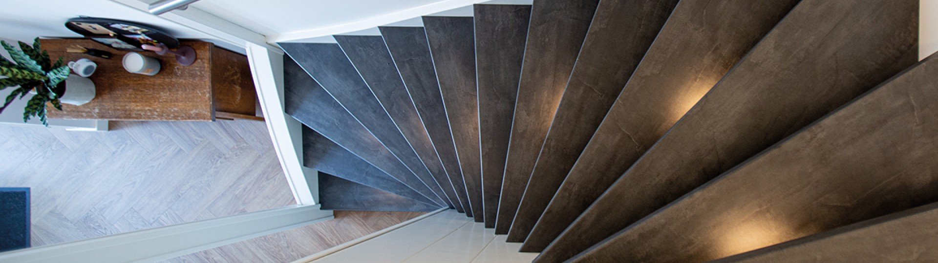 trap met verlichting