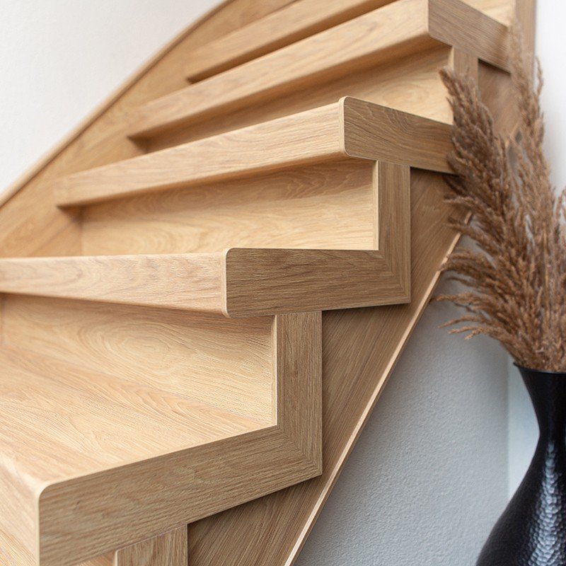 Natural Oak trap kleur detail