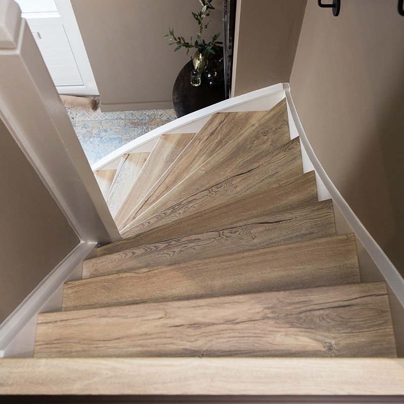 trap kleur met Vintage Honey bovenzijde