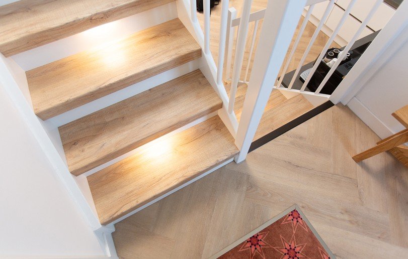 Sunset Beach trede met wit