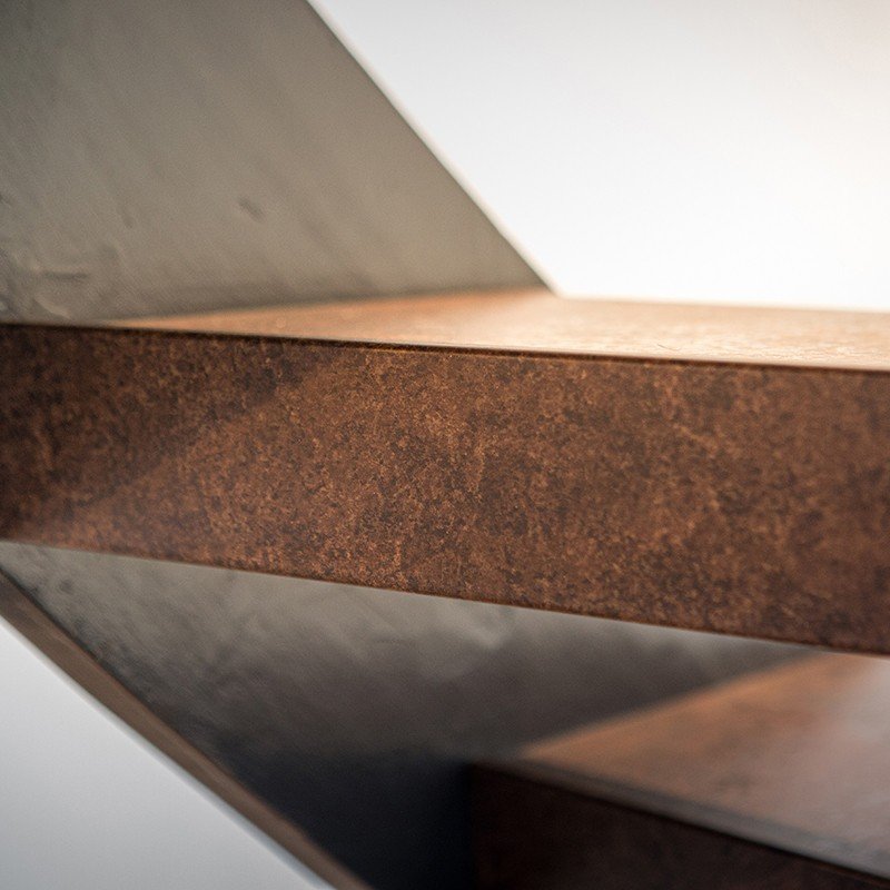 Detail bruine trapkleur Sandstone Buttes