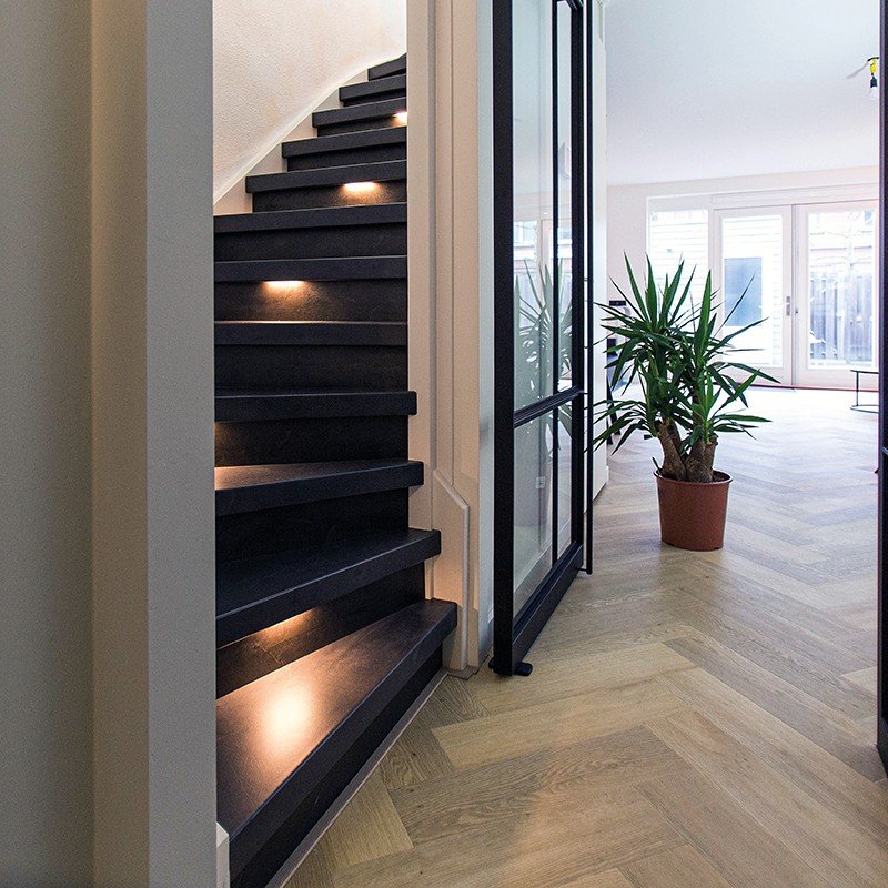 Buffalo Jacket kleur voor trappen