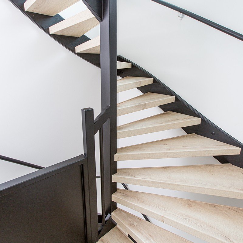 houtlook dutch dunes met zwart